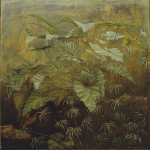 40cmx40cm, huile sur toile, 1992