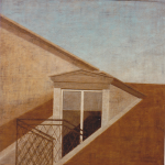 100cmx100cm, huile sur toile, 1986