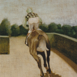 46cmx33cm, huile sur toile, 1989