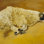 « Bouc », 60cmx30cm, huile sur toile, 2001