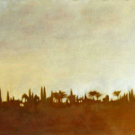 Paysages du Maroc , 80cmx40cm, huile sur toile, 2002