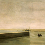 Port d'Essaouira , 130cmx97cm, huile sur toile, 2002