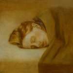 Paloma , 35cmx35cm, huile sur toile, 2001