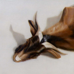 Chèvre, 35cmX35cm, huile sur toile, 2003