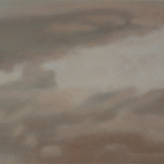 Ciel de Paris, 20cmx40cm, huile sur toile, 2010