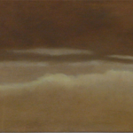 Ciel de Paris, 60cmx20cm, huile sur toile, 2009