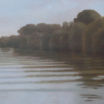 Canal de Bourgogne, 80cmx40cm, huile sur toile, 2010