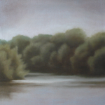 Canal de Bourgogne, 40cmx40cm, huile sur toile, 2009