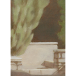 Fontvert à Lourmarin, 24cmx14cm, huile sur toile, 2012