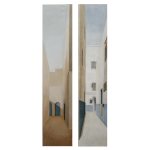 Paysages du Maroc, (129,5cmX28cm) x2, 2004