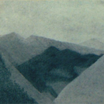 44cmx14cm, mine de plomb sur papier gris, 1997