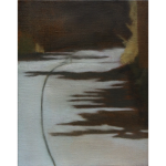 Arbres de Fonvert, 24cmx19cm, huile sur toile, 2015