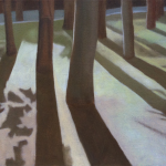 Arbres de Fonvert, 40cmx30cm, huile sur toile, 2015