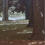 Arbres de Fonvert, 50cmx40cm, huile sur toile, 2015