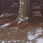 Arbres de Fonvert, 50cmx50cm, huile sur toile, 2015